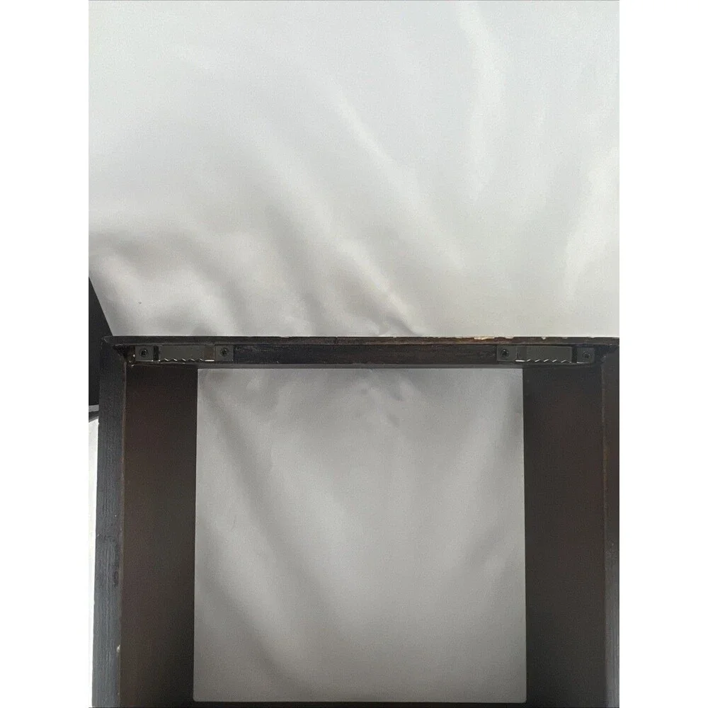 Set of 3 Black Floating Box Wall Shelves Shadow Cube Display Shelves Decor